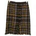 Wool mid-length skirt Erdem x H&M