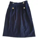 Wool mid-length skirt Iceberg - Vintage