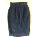Buy Thierry Mugler Wool mid-length skirt online - Vintage