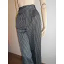 Wool large pants Yves Saint Laurent - Vintage