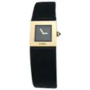 Black Yellow gold Watch Chanel