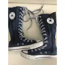 Cloth lace up boots Converse