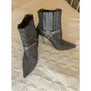 Cloth ankle boots Dior - Vintage