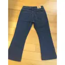 Buy Alexa Chung Blue Cotton Jeans online