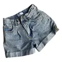Blue Cotton Shorts Anine Bing
