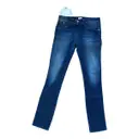 Blue Cotton Trousers Armani Jeans