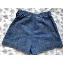 Buy Bonpoint Blue Cotton Shorts online