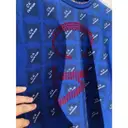 Calvin Klein Blue Cotton Knitwear & Sweatshirt for sale