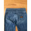 Blue Cotton Jeans Chloé