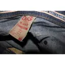 Blue Cotton Jeans D&G