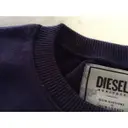 Blue Cotton Knitwear & Sweatshirt Diesel