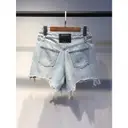 Alexander Wang Blue Cotton - elasthane Shorts for sale