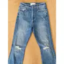 Buy Mother Blue Cotton - elasthane Jeans online