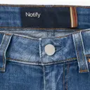 Buy Notify Blue Cotton - elasthane Jeans online