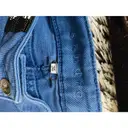 Buy Sandro Blue Cotton - elasthane Shorts online