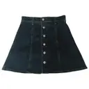 Blue Cotton - elasthane Skirt Alexa Chung For Ag