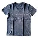 Blue Cotton T-shirt Gucci