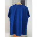 Buy Helmut Lang Blue Cotton T-shirt online