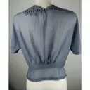 Isabel Marant Etoile Blue Cotton Top for sale