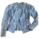 Blue Cotton Jacket Mcq