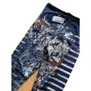Jean Paul Gaultier Blue Cotton Trousers for sale
