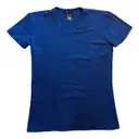 Blue Cotton T-shirt John Richmond