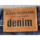 Blue Cotton Shorts Junya Watanabe