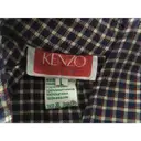 Blue Cotton Top Kenzo - Vintage