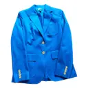 Blue Cotton Jacket Lauren Ralph Lauren
