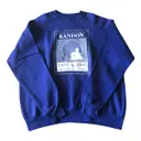 Blue Cotton Knitwear & Sweatshirt Lee - Vintage