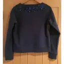 Buy Needle & Thread Blue Cotton Knitwear online