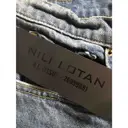 Blue Cotton Jeans Nili Lotan