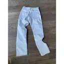 Buy Off-White Blue Cotton Jeans online