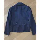 Buy Pinko Blue Cotton Jacket online