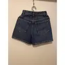 Buy Saint Laurent Blue Cotton Shorts online