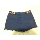 Sandro Blue Cotton Shorts for sale