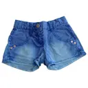 Blue Cotton Shorts Dkny