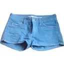Blue Cotton Shorts Isabel Marant Etoile