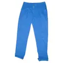 Blue Cotton Trousers Sessun