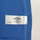 Blue Cotton T-shirt Umbro