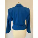 Buy Yves Saint Laurent Blue Cotton Jacket online - Vintage