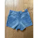 Buy Isabel Marant Etoile Blue Denim - Jeans Shorts online