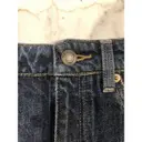 Buy Saint Laurent Blue Denim - Jeans Shorts online