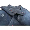 Hermès Blue Denim - Jeans Trench coat for sale - Vintage
