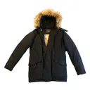 Blue Fur Jacket & coat Woolrich