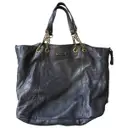 Leather handbag Abaco