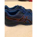 Leather trainers Asics