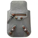Leather iphone case Balenciaga
