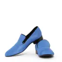 Celine Blue Leather Flats for sale