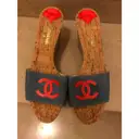 Leather mules Chanel